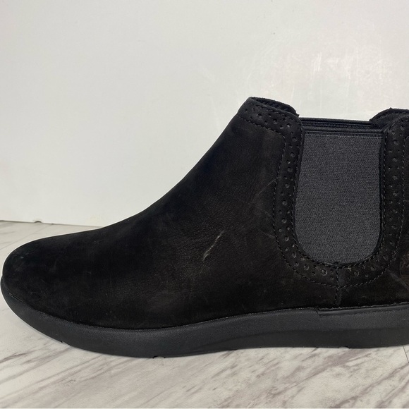 Timberland Bradenton Black Nubuck Ankle Chelsea Bootie 6 - Picture 9 of 14